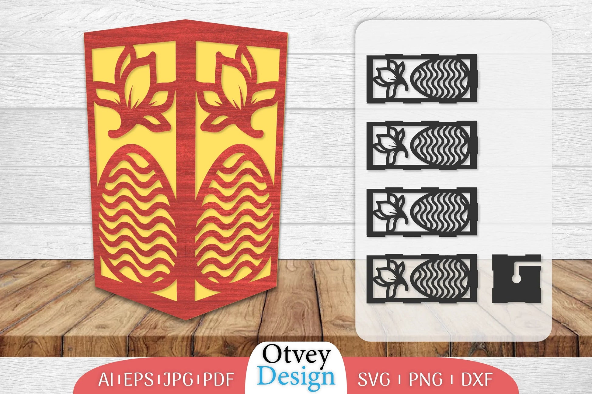 Happy Easter Lamp Lasercut SVG Bundle 5 - CraftNest - Digital Crafting and Art