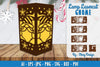 Christmas Gnome Lamp Lasercut SVG Bundle