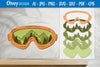 Mountain Scene Goggles Layered Lasercut SVG Bundle