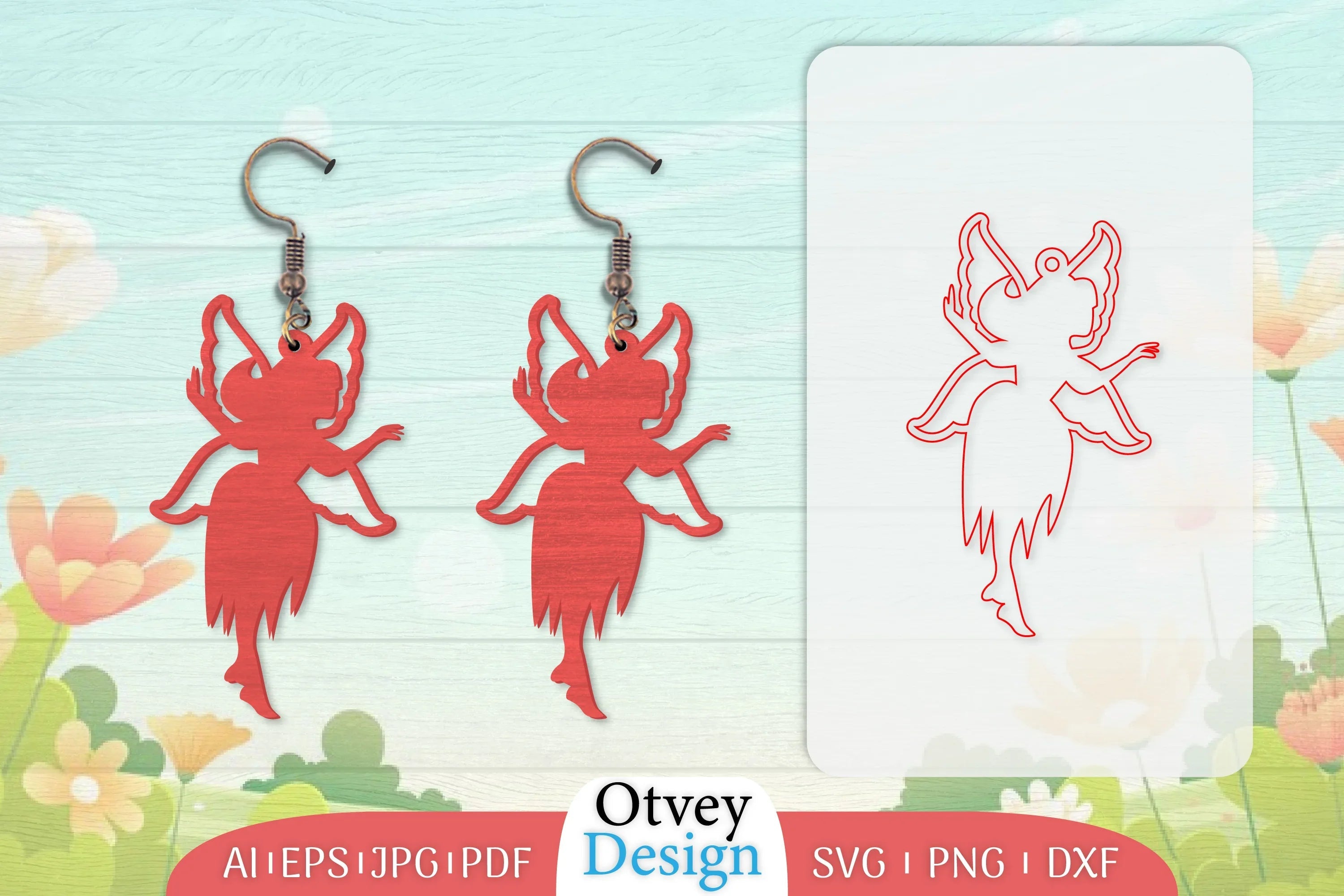 Fairy Earring Lasercut SVG Bundle 2 - CraftNest - Digital Crafting and Art