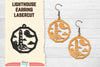 Lighthouse Earring Lasercut SVG Bundle