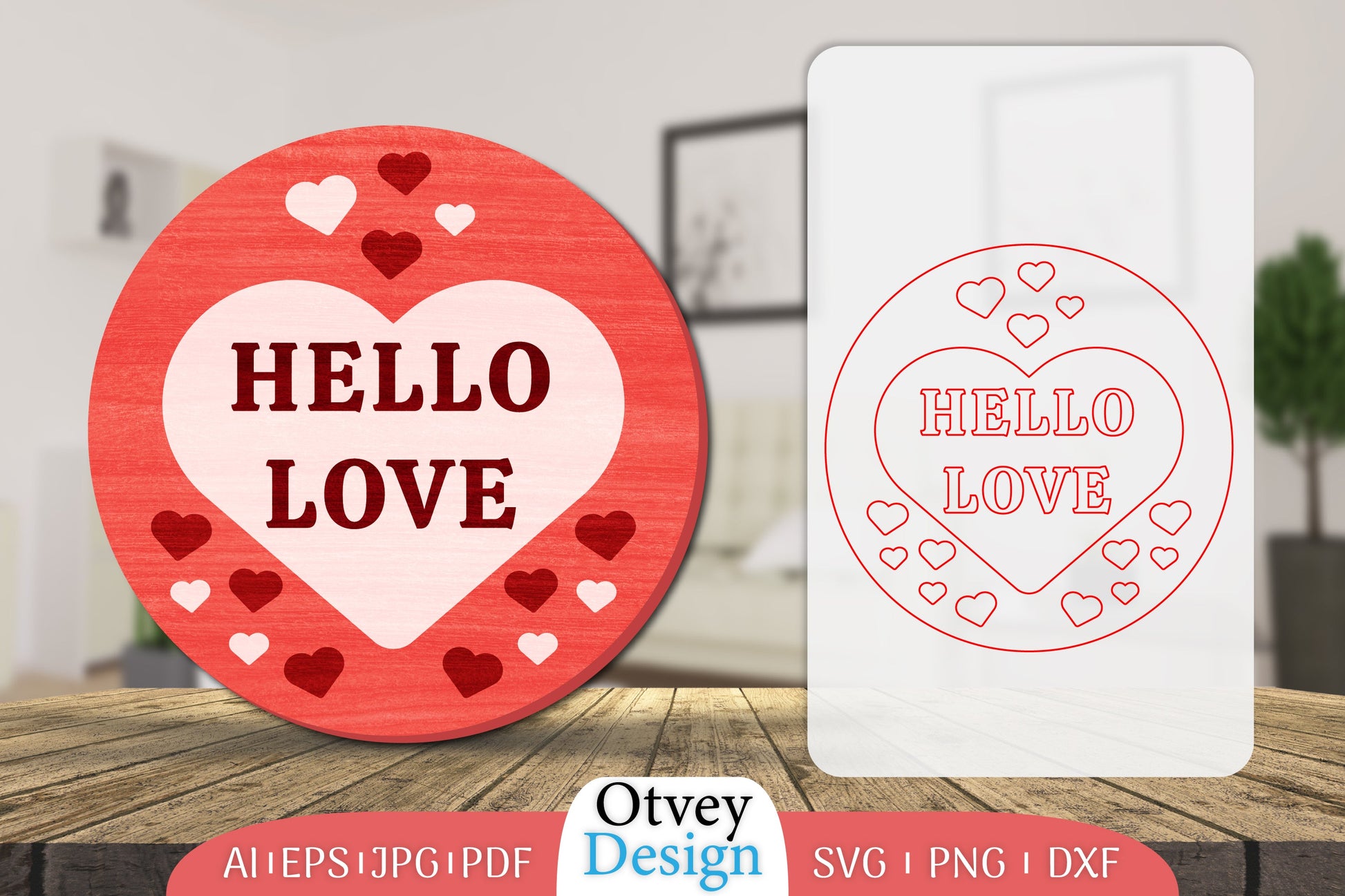 Welcome Sign Valentine Door Lasercut SVG Bundle 2 - CraftNest - Digital Crafting and Art