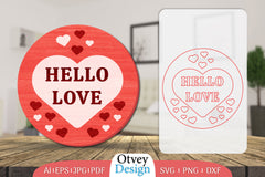 Welcome Sign Valentine Door Lasercut SVG Bundle 2 - CraftNest - Digital Crafting and Art
