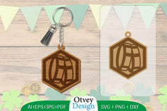 St Patrick's Day Keychain Lasercut SVG Bundle 7 - CraftNest - Digital Crafting and Art