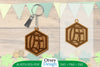 St Patrick's Day Keychain Lasercut SVG Bundle