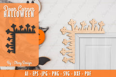 Corner Door Halloween SVG Bundle 12 - CraftNest - Digital Crafting and Art