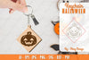 Keychain Halloween Lasercut SVG Bundle