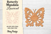 Butterfly Mandala Lasercut SVG Bundle