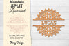 Mandala Split Lasercut SVG Bundle