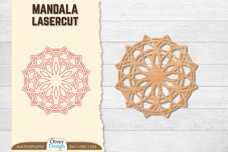 Mandala Lasercut SVG Bundle 2 - CraftNest - Digital Crafting and Art