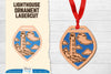 Lighthouse Lasercut Ornament SVG Bundle