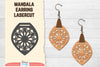 Earring Mandala Lasercut SVG Bundle