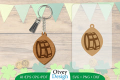 St Patrick's Day Keychain Lasercut SVG Bundle 16 - CraftNest - Digital Crafting and Art