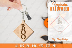 Keychain Halloween Lasercut SVG Bundle 133 - CraftNest - Digital Crafting and Art