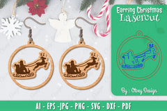 Christmas Earrings SVG Bundle - CraftNest - Digital Crafting and Art