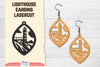Lighthouse Earring Lasercut SVG Bundle