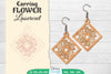 Earring Flower Lasercut SVG Bundle