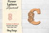Flower Letters Laser Cut File SVG Bundle