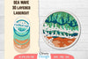 Sea Wave 3D Layered Lasercut SVG Bundle