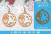 Fairy 3D Earring Lasercut SVG Bundle