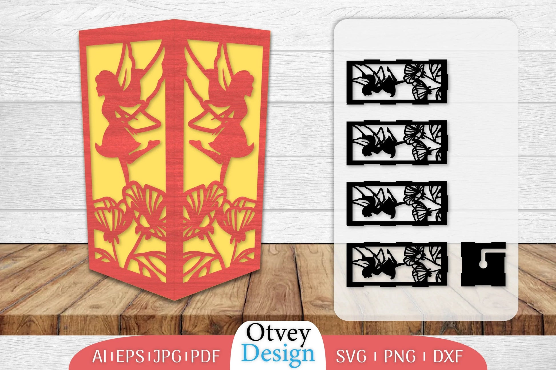 Fairy Lamp Lasercut SVG Bundle 3 - CraftNest - Digital Crafting and Art