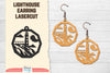 Lighthouse Earring Lasercut SVG Bundle