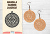 Earring Mandala Lasercut SVG Bundle