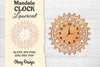 Clock Mandala Lasercut SVG Bundle