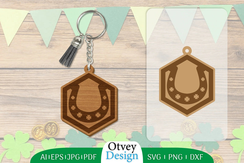 St Patrick's Day Keychain SVG Bundle 16 - CraftNest - Digital Crafting and Art