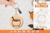 Keychain Halloween Lasercut SVG Bundle