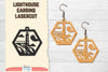 Lighthouse Earring Lasercut SVG Bundle