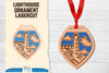 Lighthouse Lasercut Ornament SVG Bundle