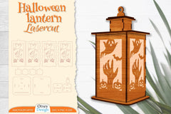 Halloween Lantern Lasercut SVG Bundle - CraftNest - Digital Crafting and Art
