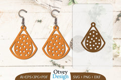 Happy Easter Egg Earring Lasercut SVG Bundle 42 - CraftNest - Digital Crafting and Art
