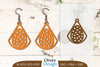 Happy Easter Egg Earring Lasercut SVG Bundle