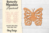 Butterfly Mandala Lasercut SVG Bundle