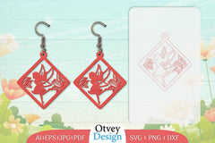 Fairy Earring Lasercut SVG Bundle 19 - CraftNest - Digital Crafting and Art
