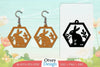 Earring Rabbit Lasercut SVG Bundle