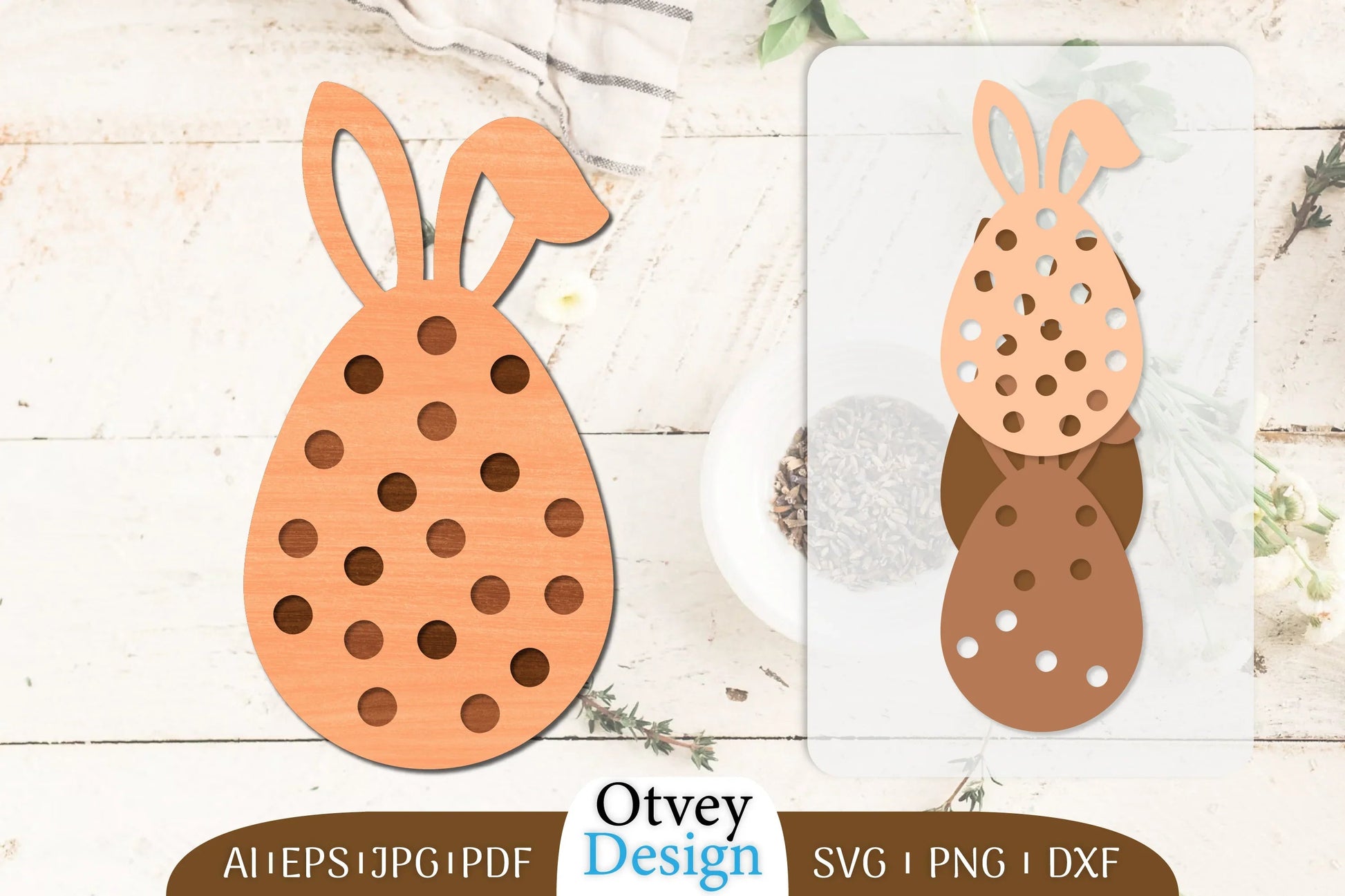 Easter Eggs Lasercut SVG Bundle 6 - CraftNest - Digital Crafting and Art