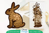 Mandala Rabbit Layered Lasercut SVG Bundle