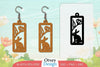 Earring Rabbit Lasercut SVG Bundle