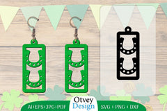 St Patrick's Day Earring SVG Bundle - CraftNest - Digital Crafting and Art