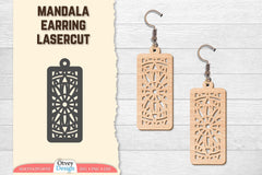 Earring Mandala Lasercut SVG Bundle 34 - CraftNest - Digital Crafting and Art