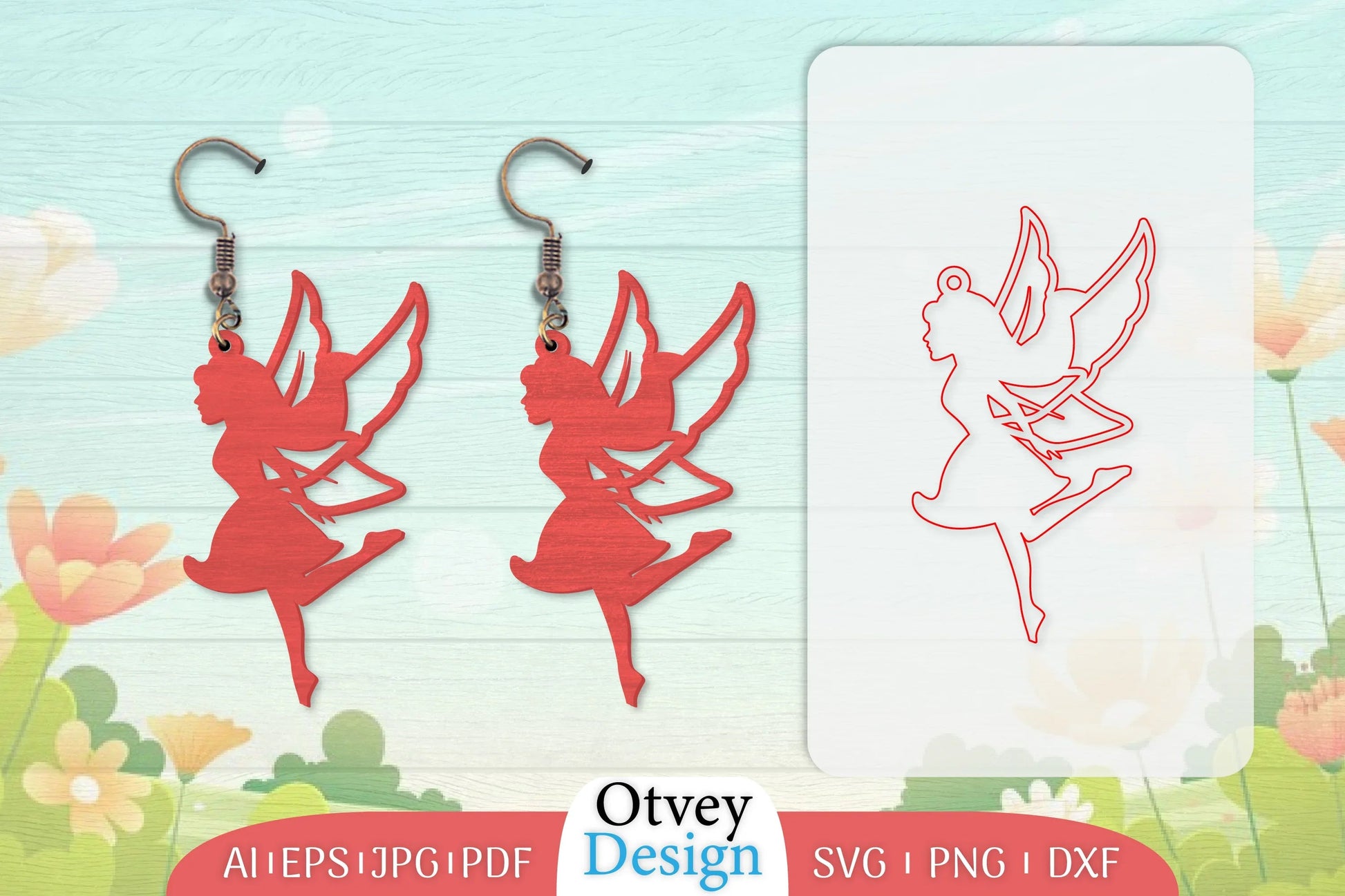 Fairy Earring Lasercut SVG Bundle 3 - CraftNest - Digital Crafting and Art