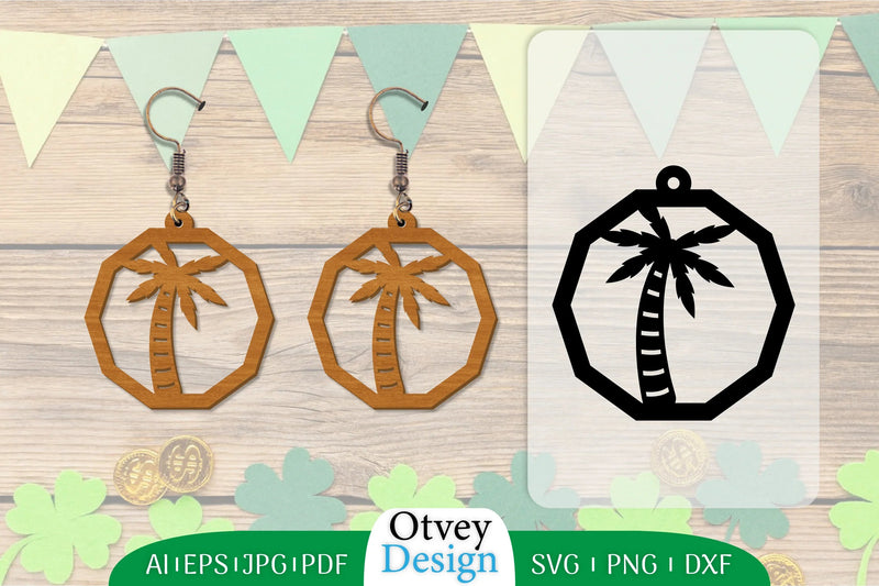 Earring Summer Lasercut SVG Bundle 55 - CraftNest - Digital Crafting and Art