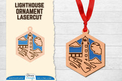 Lighthouse Lasercut Ornament SVG Bundle 58 - CraftNest - Digital Crafting and Art