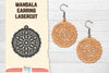 Earring Mandala Lasercut SVG Bundle