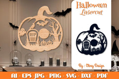 Halloween Pumpkins Lasercut SVG Bundle - CraftNest - Digital Crafting and Art