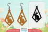 Earring Rabbit Lasercut SVG Bundle