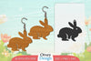 Earring Rabbit Lasercut SVG Bundle